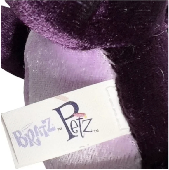 Bratz Petz Bobble Plush Daphne Catz Poseable Purple Pink Bendable Plush Cat - Picture 5 of 5